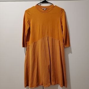COS mustard dress XS